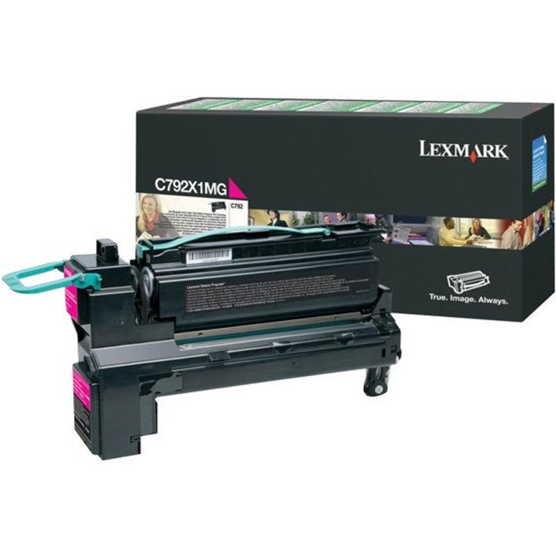 Lexmark - À rendement extrêmement élevé - magenta - original - cartouche de toner LCCP, LRP - pour Lexmark C792, X792