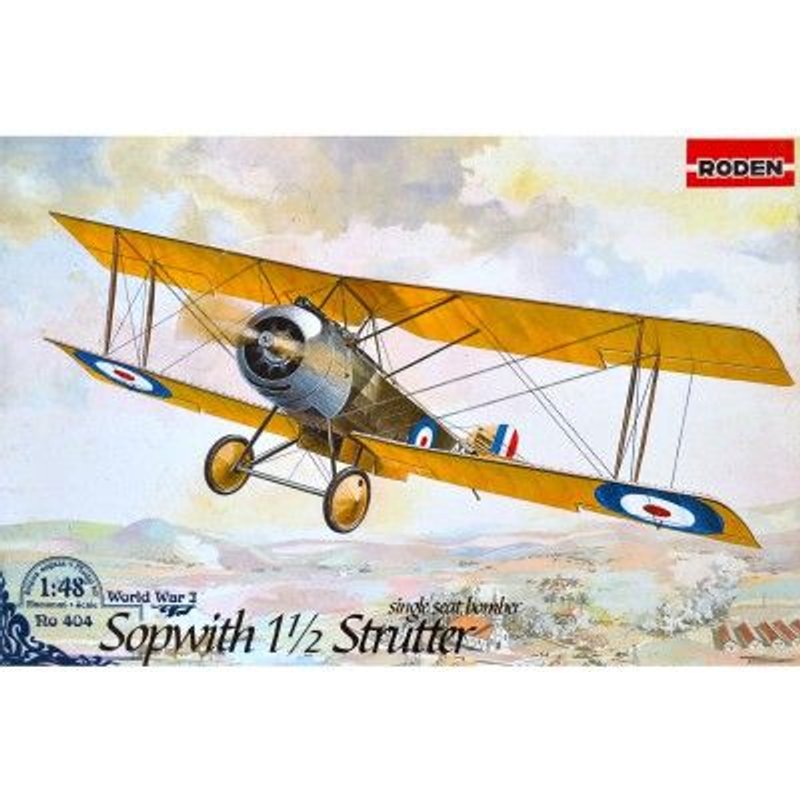 Maquette Avion : Sopwith 1 1/2 Strutter-Roden
