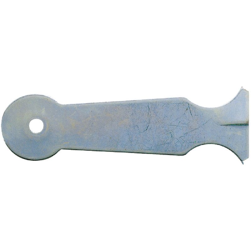 Patte à scellement acier zingué Jardinier Massard - Bout rond - Longueur 14 cm