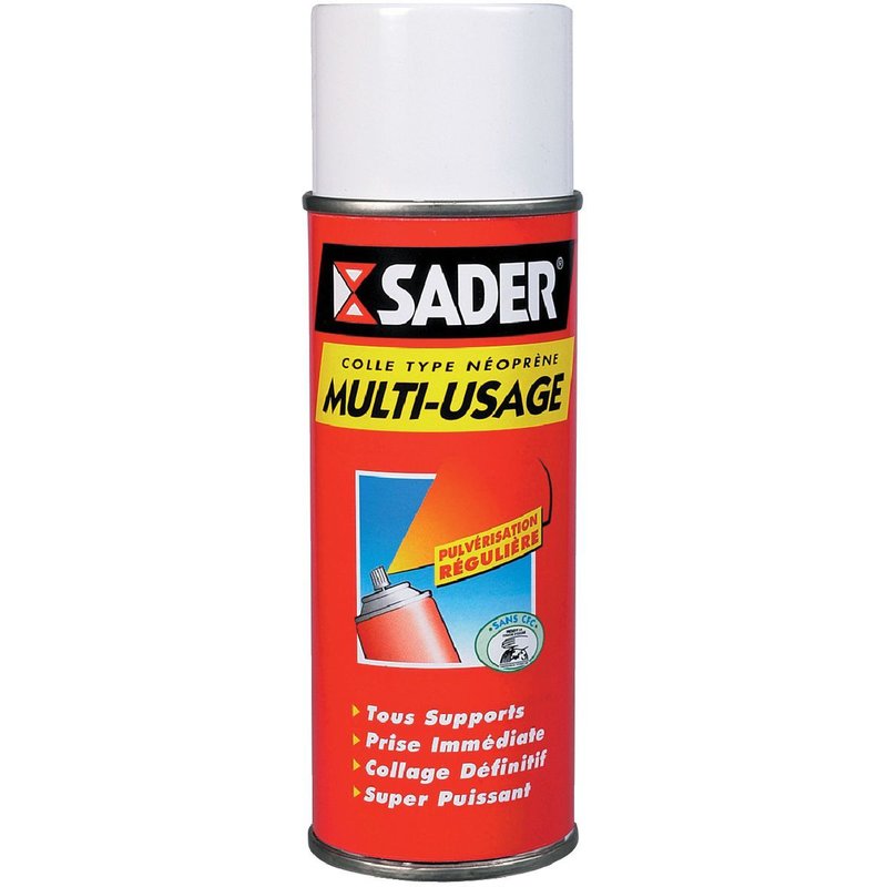 Colle néoprène pulvérisable Sader