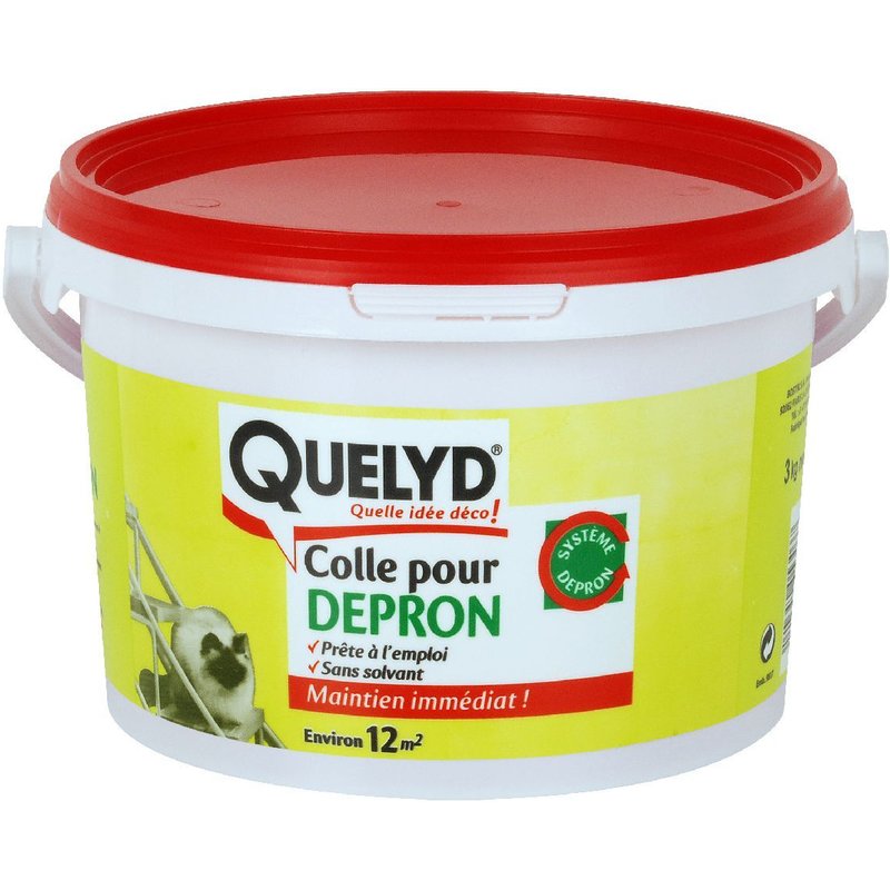 Colle pour isolant Dépron Quelyd - Seau 3 kg
