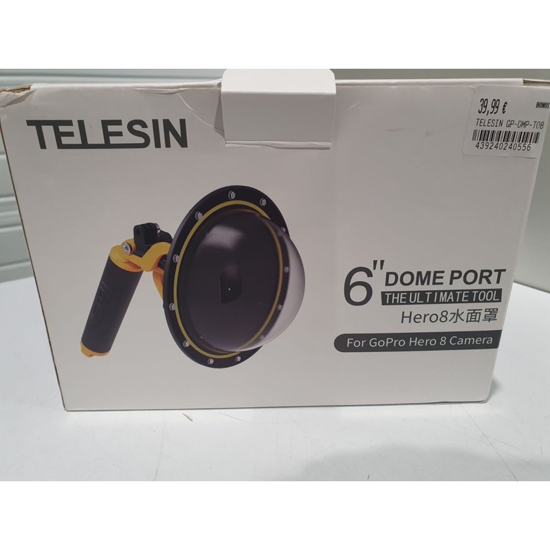 Telesin Underwater Case Dome Port For Gopro Hero 8 (gp-dmp-t08)