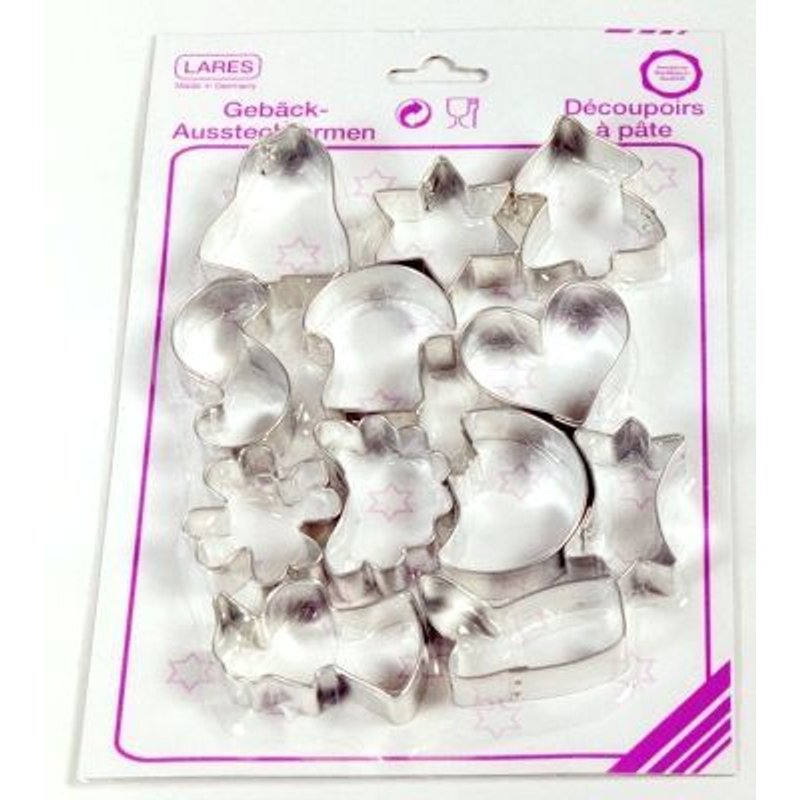 Carte De 12 Découpoirs À Pâte Pour Petits Gâteaux* - 80151