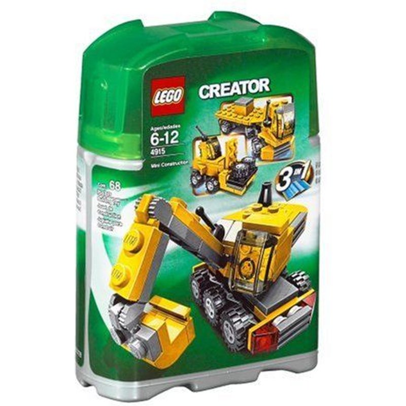 LEGO 4915 mini construction la pelleteuse 3 modèles