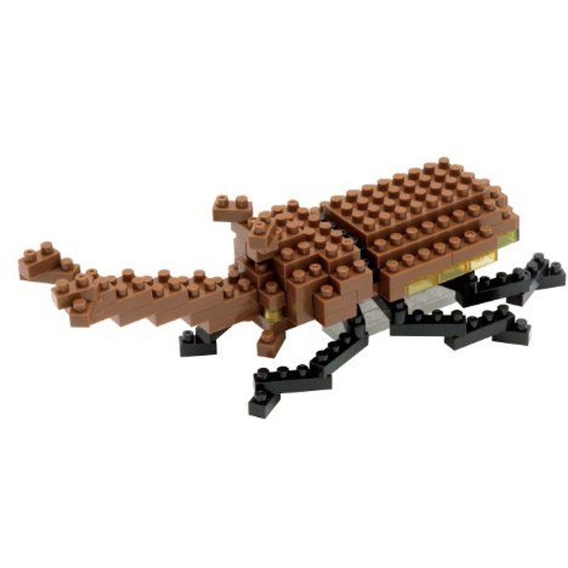 Nanoblock - Ist-003 - Jeu De Construction - Japanese Rhinoceros Beetle