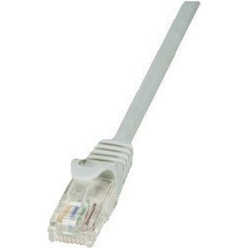 LogiLink EconLine - Cordon de raccordement - RJ-45 (M) pour RJ-45 (M) - 3 m - UTP - CAT 6 - gris