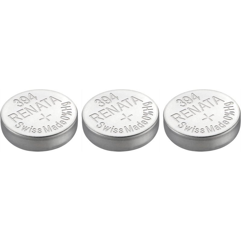 RENATA Lot de 3 Piles bouton Silver Oxyde 394 / SR936SW 0% mercure
