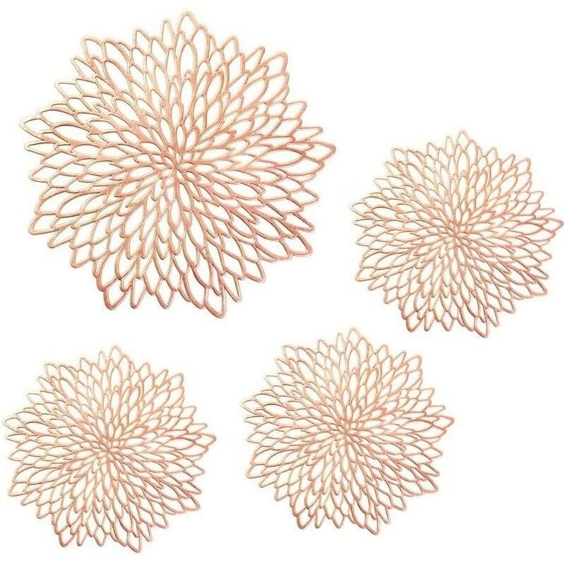 Sets De Table Ronds, Laminés, Vinyle Antidérapant, Décoratifs Goodnice