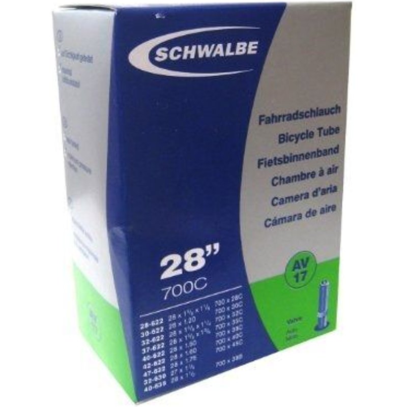 Chambre à air City Schwalbe AV17 700x28-45C valve Schrader (40 mm)