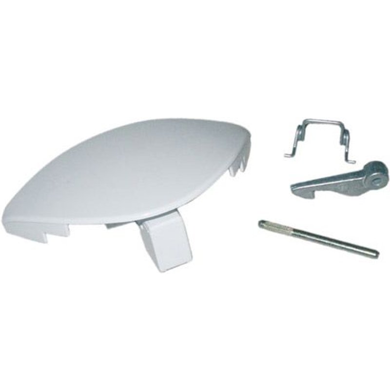 C00075323. POIGNEE COMPLETE PORTE BLANCHE INDESIT