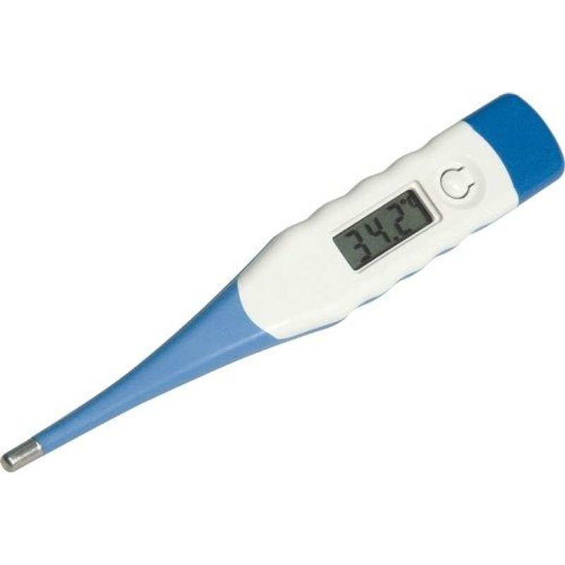 Olympia 97901 Bs 31 Thermomètre Digital Avec Pointe Flexible Blanc, Bleu