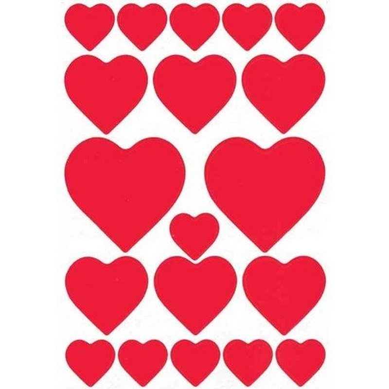 Herma - Stickers Décoratifs Decor Coeurs, 3x19 Stickers 3827