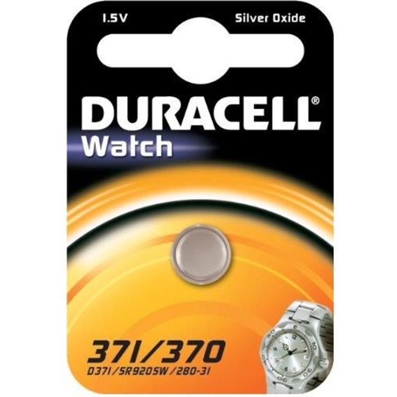 Duracell D371 - Batterie oxyde d'argent 34 mAh