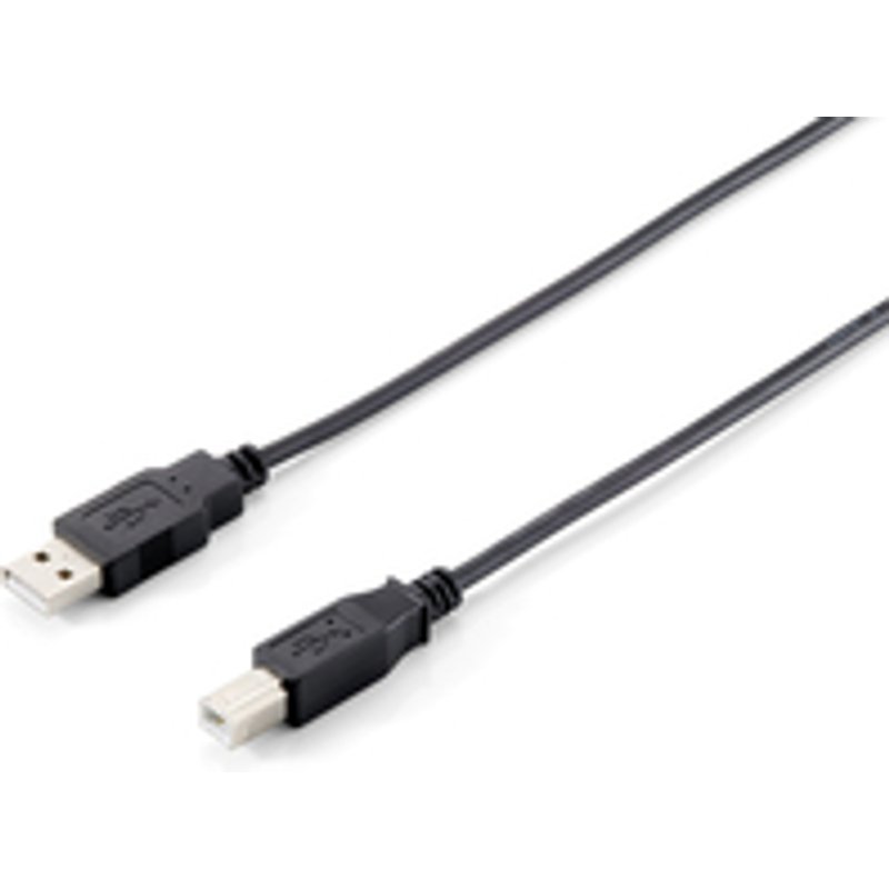 Equip 128863 USB Kabel USB 2.0 1 m USB A USB B Schwarz