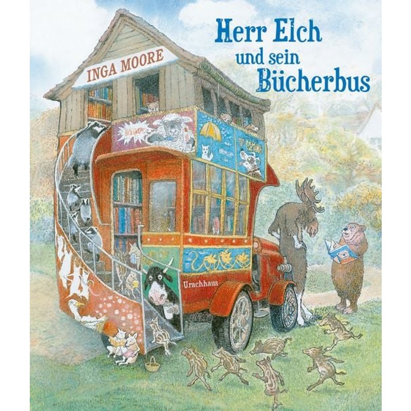 „Herr Elch und sein Bücherbus“