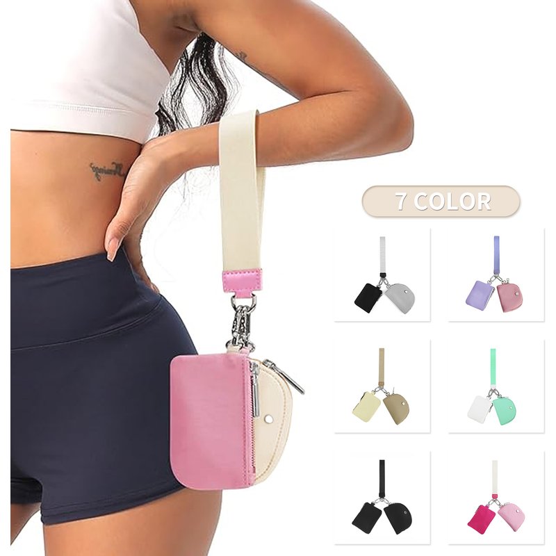 Unisex Fashion Wrist Bag Portable Simple Bank Card Mini Coin Purse