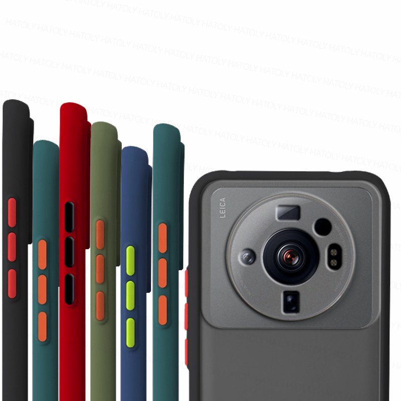 For Xiaomi 12S Ultra Case Xiaomi 12X 12S Pro Ultra 5G Cover Shockproof TPU Matte PC Protective Phone Back Cover Xiaomi 1