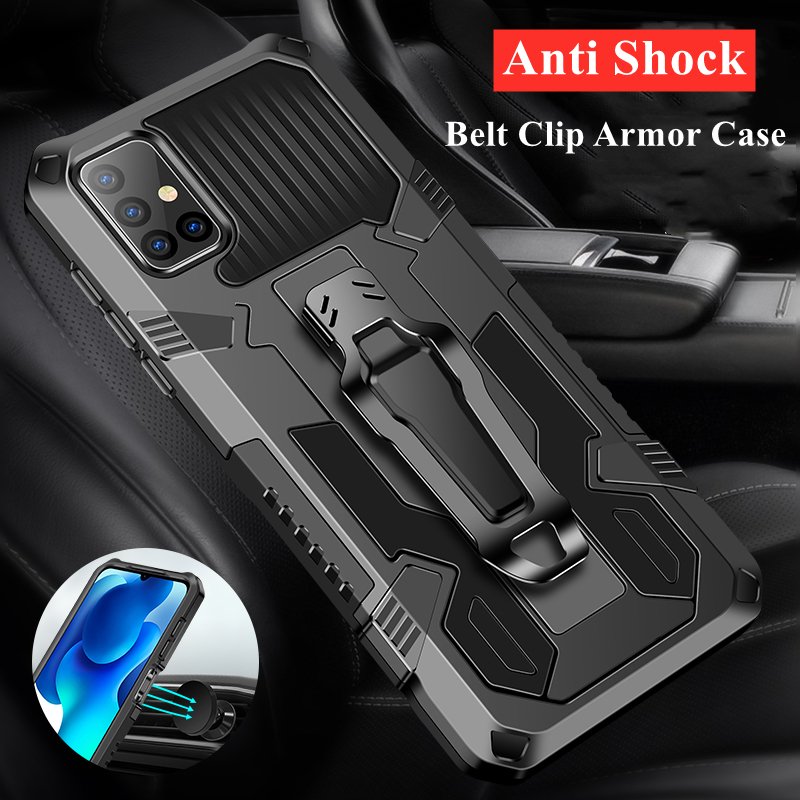 Armor Case For Samsung A52 A72 A51 A71 A50 A70 A12 A21SCases Shockproof Cover Samsung S21 Ultra S20 FE Note 20 10 Plus C
