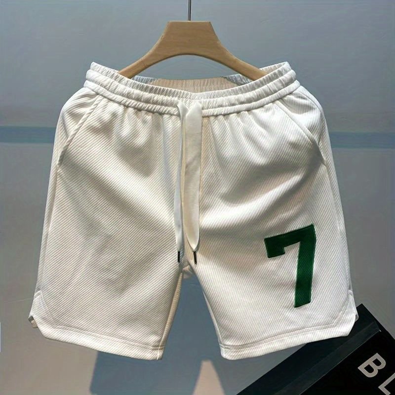 Men's Clothing basketball shorts men's summer thin loose sports shorts ins high street white casual shorts