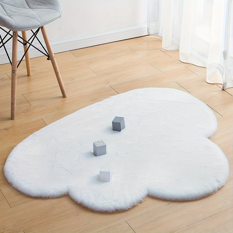 Cloud Rug, Gift For Mother's Day, Heart Shaped Rug, Fluffy Rugs, Shag Mats For Bedroom Living Room, Love Coquette Room Decor
