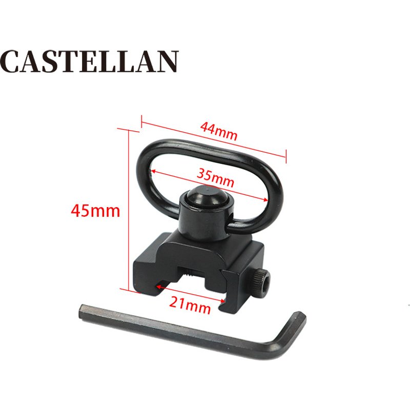 QD Buckle Strap Buckle 20mm Butterfly Strap Buckle Quick Release Tactical Strap Buckle QD Sling Swivel Mount
