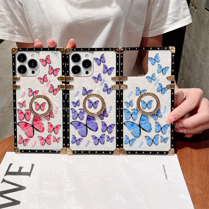 Luxury Butterfly For Samsung Galaxy S 9 10 Plus Note 20 Pro 21 22 S30 Ultra Case A 71 51 72 52 53 33 23 22 5G S21 FE Bac