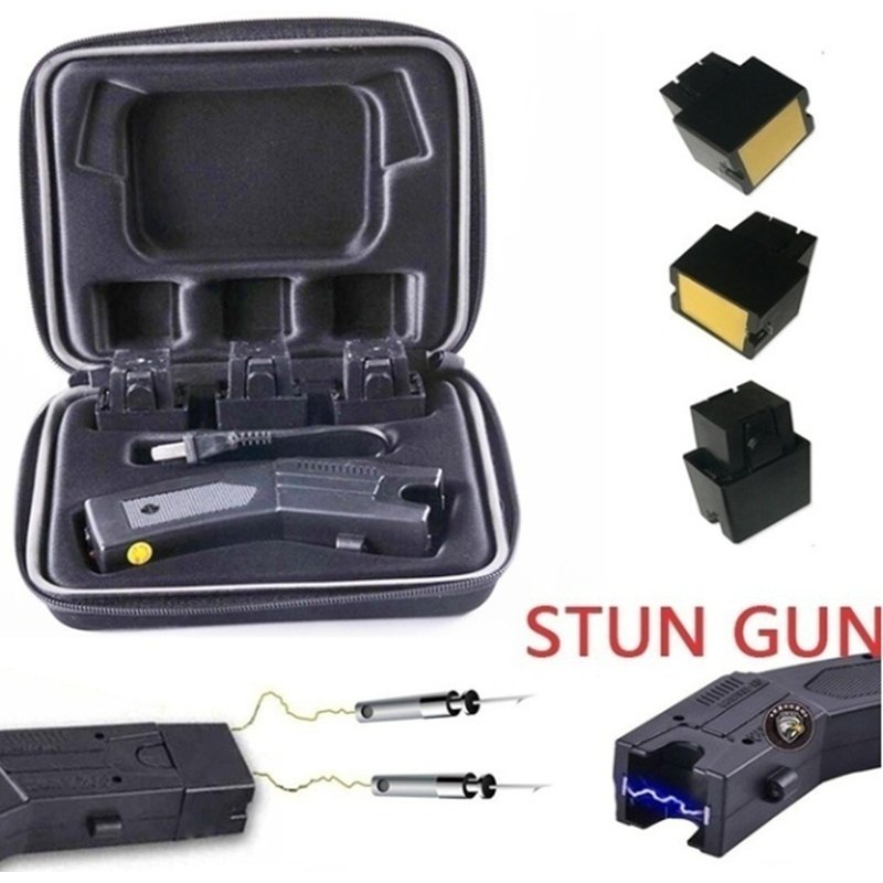 Women's Self-defense Tools Rechargeable Taser Gun Remote Electric Shock Stun Gun