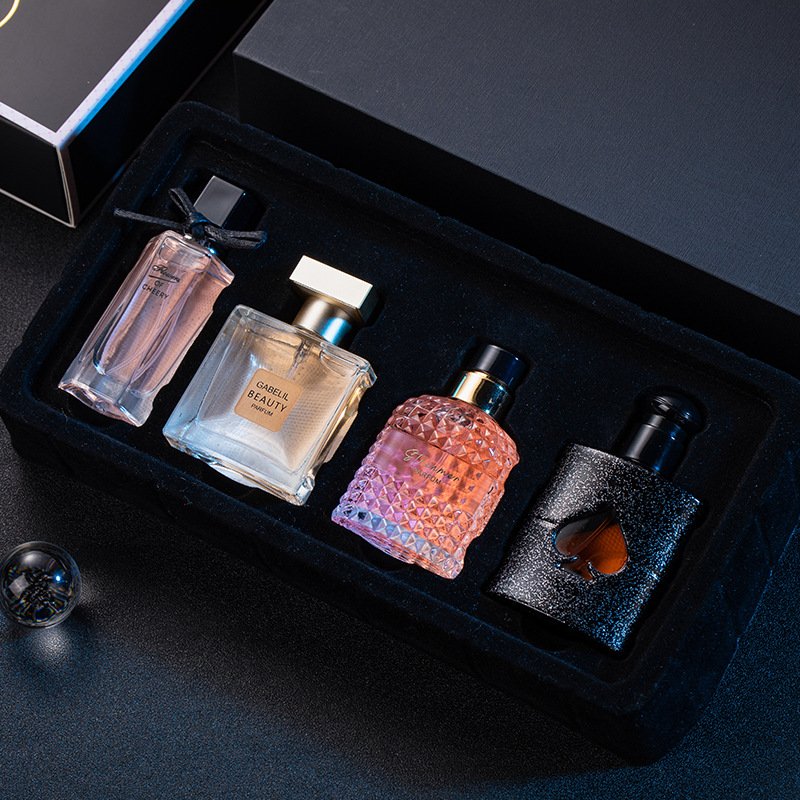 2023 New Hot Sale Women's Perfume Gift Box Four Piece Flower Tale Perfume Long Lasting Fragrance Popular Perfume Women