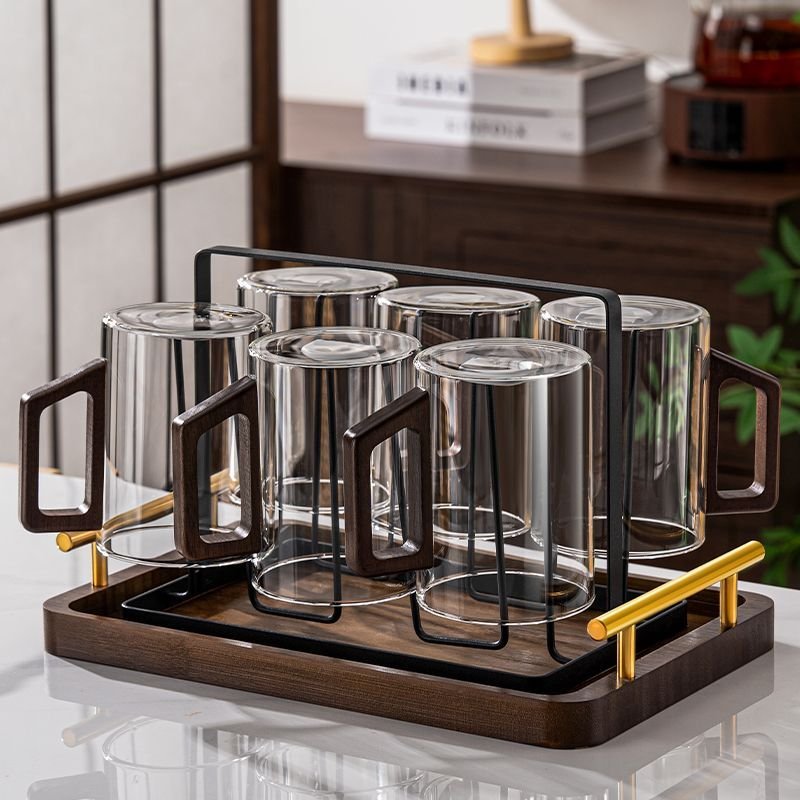 High Temperature Resistant Glass Tea Household For Brewing Green Tea, Drinking Cup With Handle, Family Luxury High-end