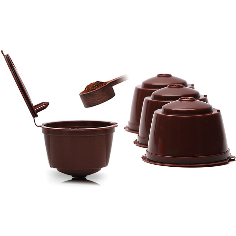 For Nestle Dolcegusto Coffee Capsule Shell Reusable Coffee Capsule Filter Cup Three Pack