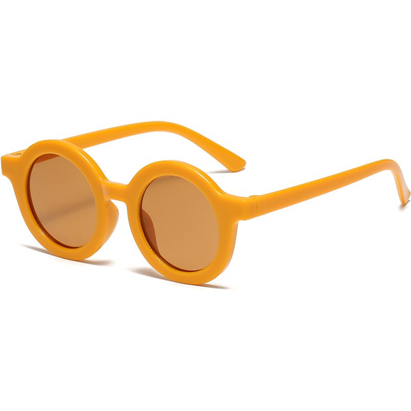 Kids'sunglasses Jelly colored round frame sunglasses for kids Cute trend sunglasses for kids sunglasses