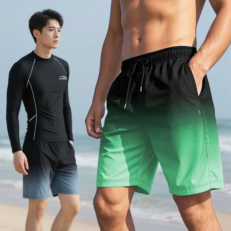 Men's Clothing Anti Embarrassment Loose Large Size Professional Adult Quick Drying Five Point Men's Swimsuit Fashion Swimming Trunks