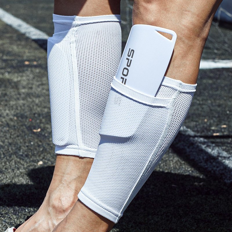 Professional Training Outdoor Football Shin Guard Fixed Socks Breathable Mesh Perspiration Bottomless Socks Insert Cover