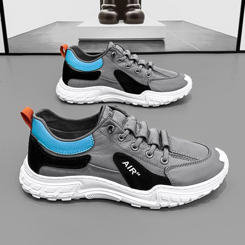 Summer New Low-top Casual Mesh Cloth Breathable Men's Shoes Fashion Comfortable Soft-soled Board Shoes Men's Fashion Shoes