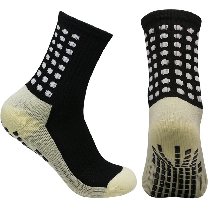Football socks, sports socks, mid-tube dispensing anti-slip socks, children's and adolescent women's training socks 33-39