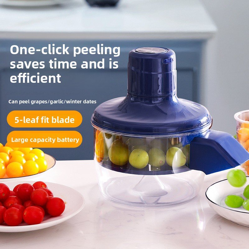 Cross-Border Hot-Selling Automatic Household Electric Fruit Magic Tool For Peeling Fruits And Vegetables Grape Peeler