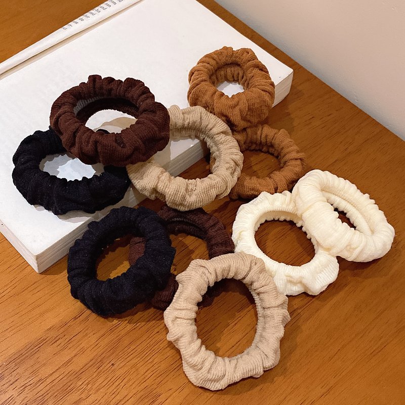 Thickened elastic towel seamless loop, female tie high ponytail ball, hair rope non-destructive hair, rubber band hair accessories