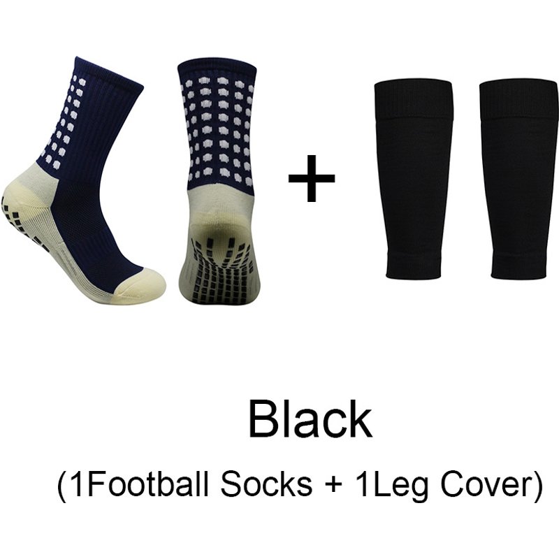 Football socks thick towel bottom middle tube spot non-slip compression leg pads men's and women's sports socks leg pads socks calf socks