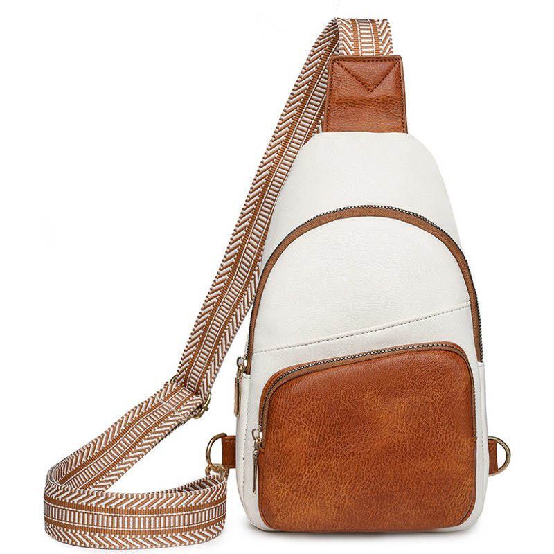 2024 New Korean Edition Versatile Fashion Single Cross Shoulder Backpack Casual Chest Women's Small Bag