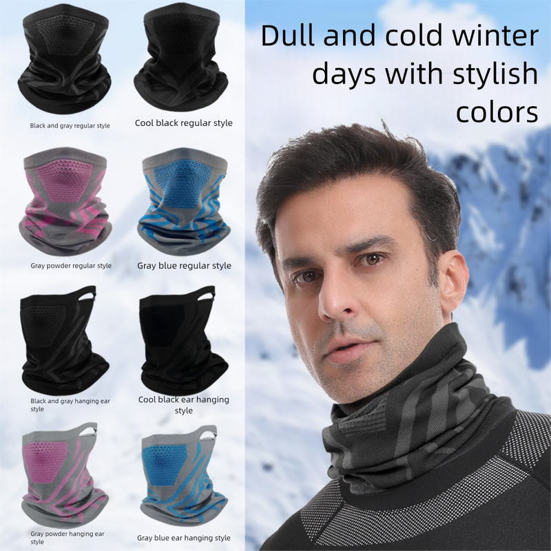 Cycling Mask Seamless Scarf Autumn Winter Warmer Mountaineering Running Gaiter Cold Warm Breathable Ear Face Neck