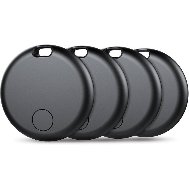 Air Tracker Tags-4 Pack:Smart Bluetooth Tracker, Item Finder With Apple Find My (iOS-Only) App, Trakcer Tag Locator For Keys, Luggage, Backpack Etc