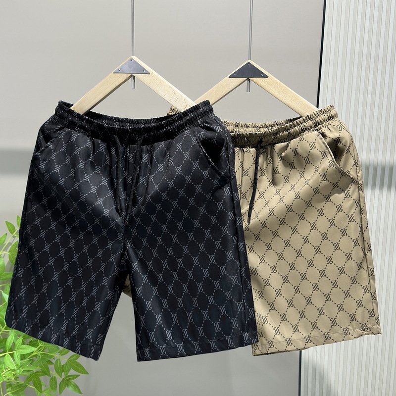 Men's Clothing Five-point Pants Men's Summer Beach Pants Men's Casual Running Sports Shorts Men's Five-point Straight Pants Trendy