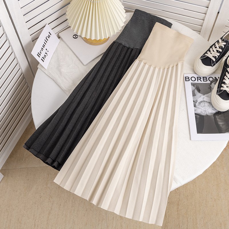 Winter Fashion Clothing for Pregnant Women Skirts Pregnancy Pants Maternity Dress
