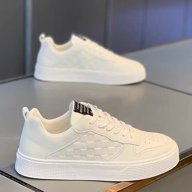Men’s Shoes color men's shoes summer breathable live broadcast sneakers men's casual leather shoes men's white shoes trendy shoes men's