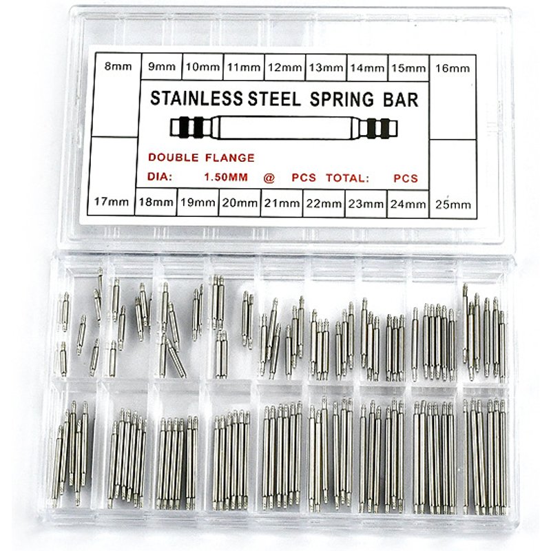 Watch Repair Tools Boxed Lugs Watch Accessories 72/108/144 Pieces Seamless Boxed Lugs 8 25mm