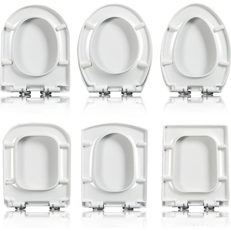 Toilet Seat Thickened Household Universal Old Style V Shaped U Shaped Square O Shaped Toilet Board Manufacturer Toilet Seat Cover