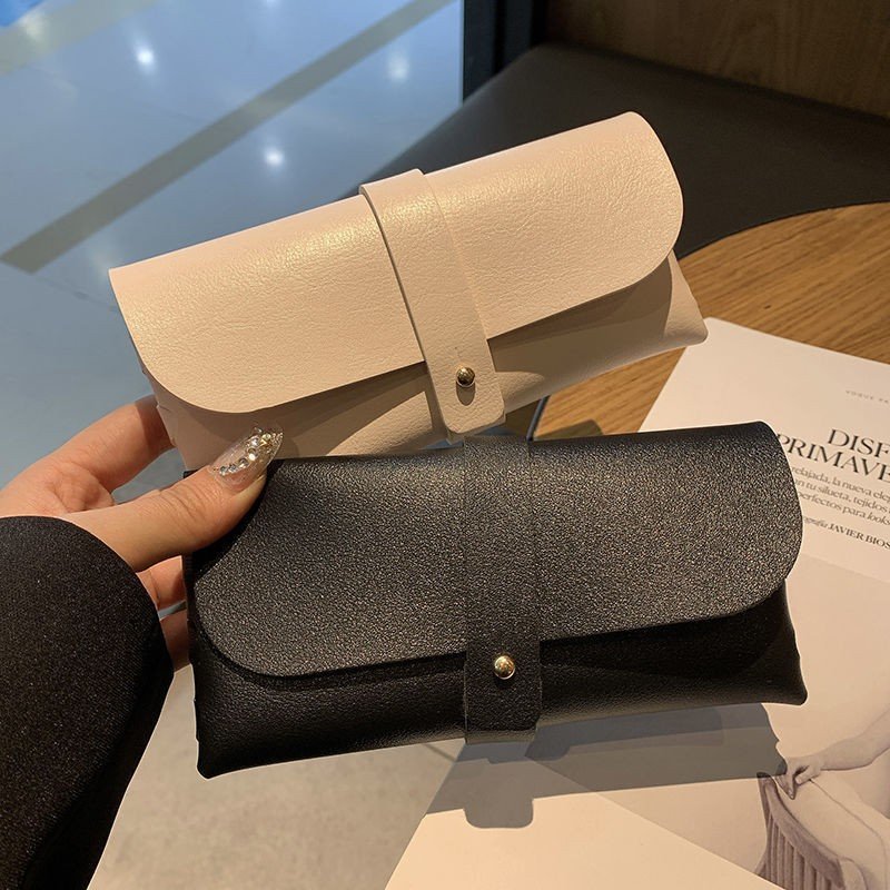 Home & Garden PU Leather Glasses Case Sunglasses Set Soft Bag High Quality Leather Glasses Bag Sunglasses Outer Packaging Bag