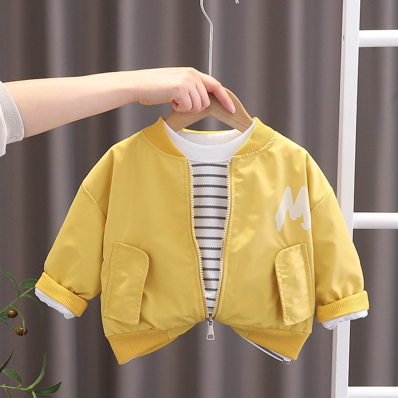 Baby's little cardigan jacket boys girls, 2024 autumn collection, new Korean version jacket, stylish and versatile top