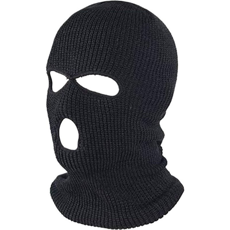 Winter Knitted Mask Ski Mask Full Face Cover Men And Women Full Face Mask Outdoor Sports Balaclava Hat