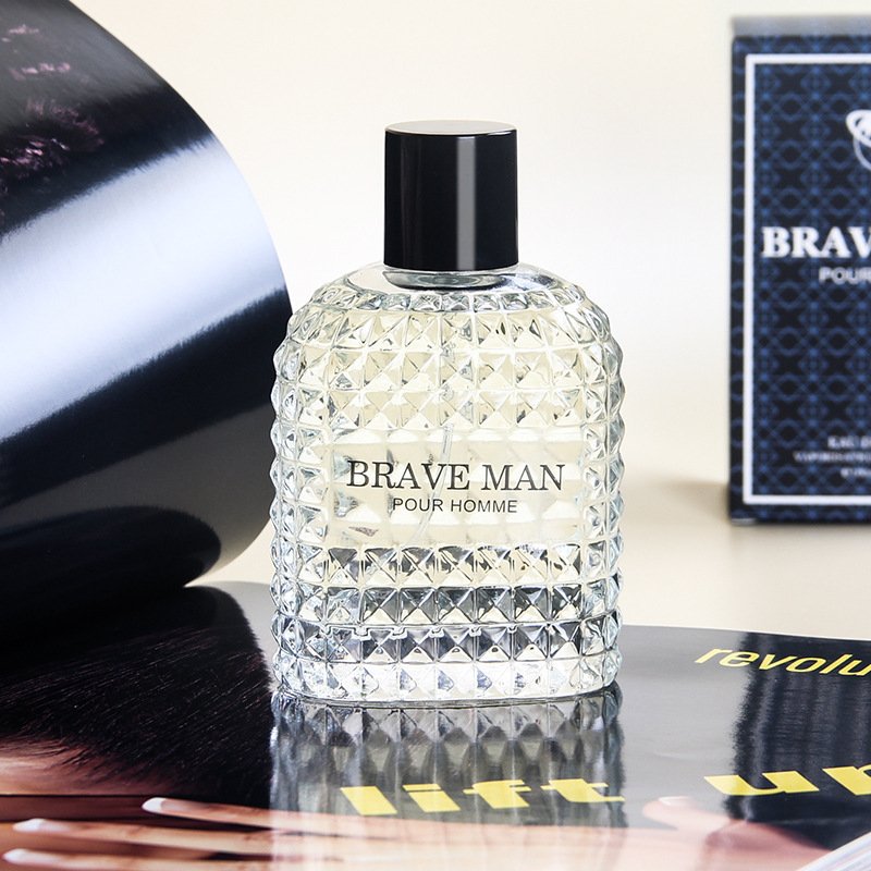 Brave Man Perfume 100ml Scents Collection Pour Homme Braveman Perfume Oil Based for Men Long Lasting Body Mist Colorful Shimmer Inspired Fragrance